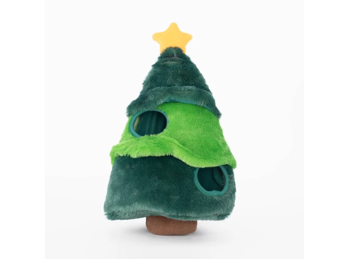Holiday Zippy Burrow - Christmas Tree - Dog Toy