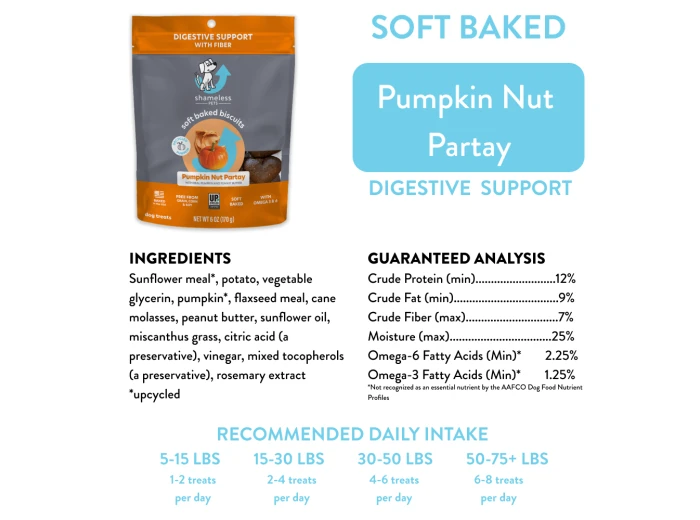 Pumpkin Nut Par-tay Soft Baked Dog Treats