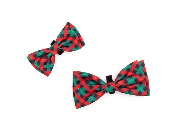 Holiday Check Bow Tie