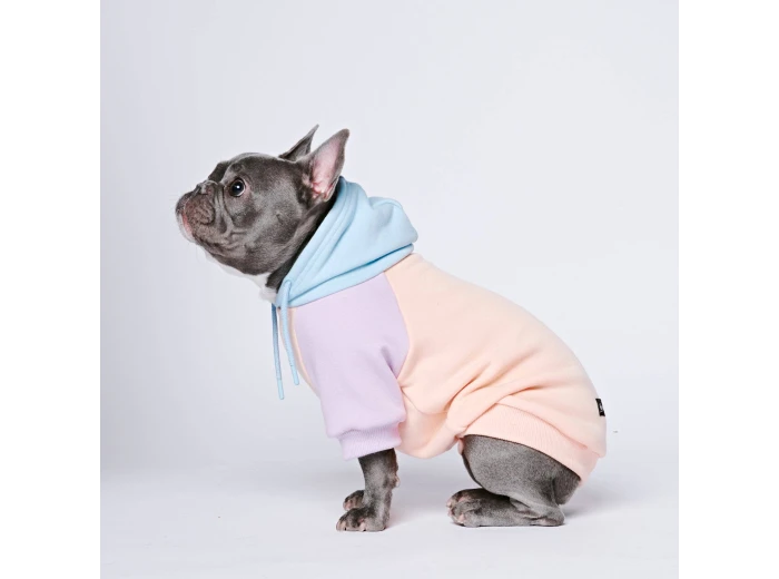 Cotton Candy Dog Hoodie 2XL