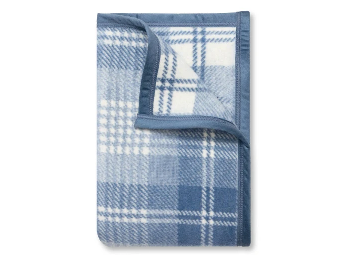 Blue Frost Plaid Blanket Midi