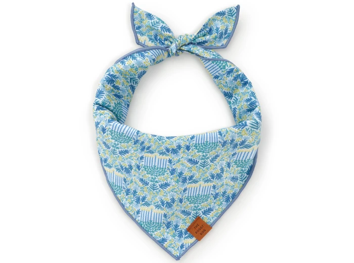 Flora Menorah Hanukkah Dog Bandana Medium