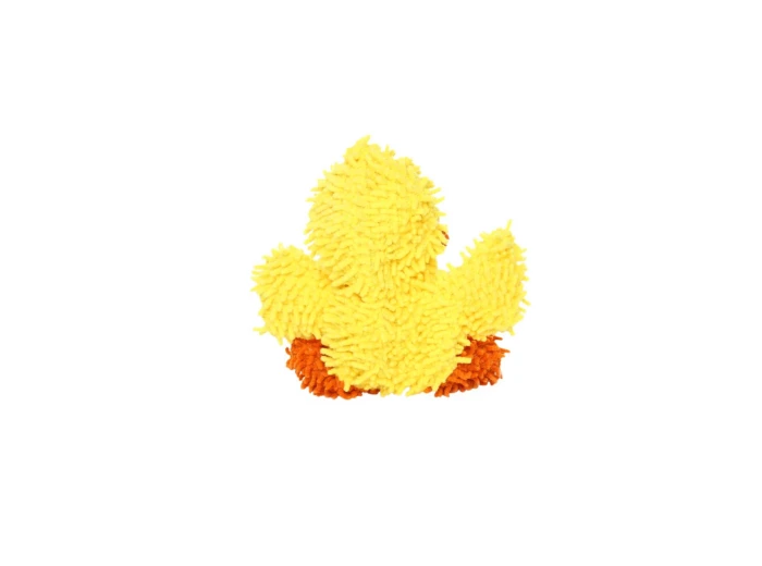 Mighty Jr Microfiber Ball Duck, Durable, Squeaky Dog Toy