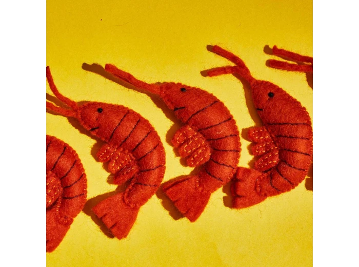 Wool Shrimp Cat Toy