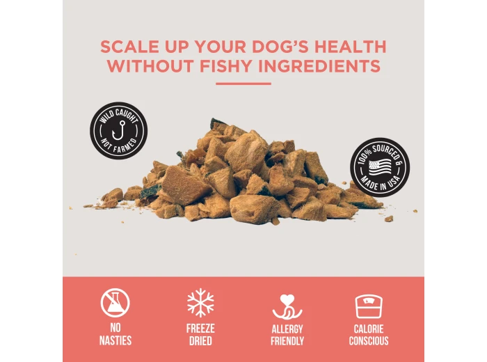 The Only Freeze Dried Salmon Dogs Need 3 ounce