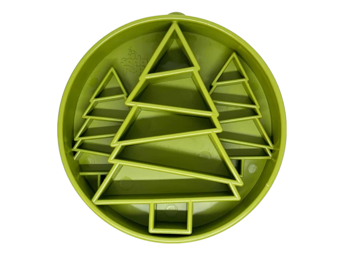 Pine Tree Design eBowl Enrichment Slow Feeder Bowl for Dogs