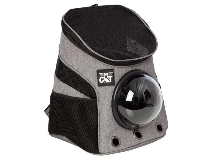 "The Fat Cat" Mini Cat Backpack - Bubble Pet Carrier
