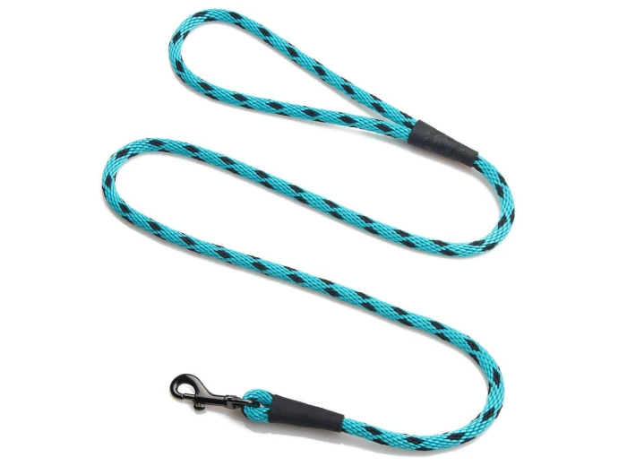 Small Snap Leash - 3/8" X 4' Diamond - Amber