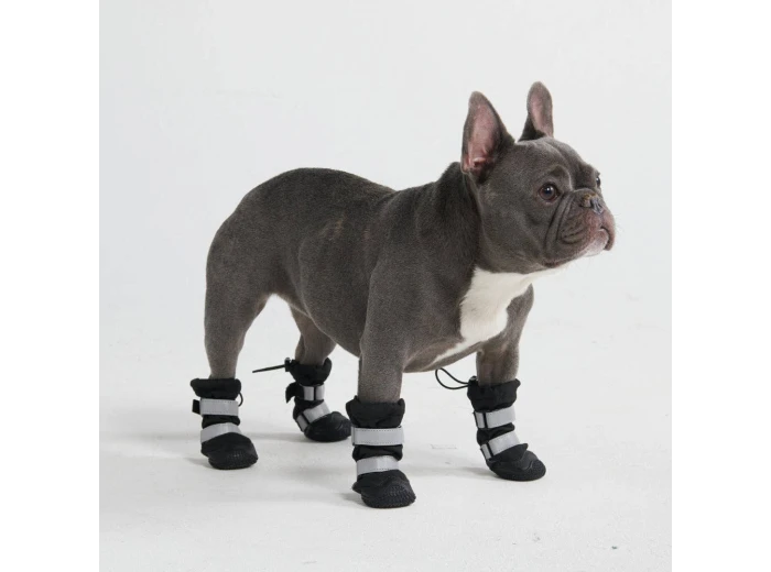 Flex Shell Water-resistant Dog Boots - Black D (7.1cm-8.0cm / 2.8"-3.1")