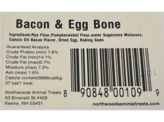Display Crate REFILL, (no crate), 36 Cookies - Bacon & Egg B