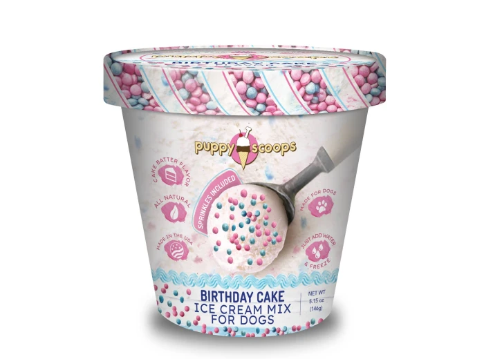 Puppy Scoops Ice Cream Mix for Dogs Peanut Butter