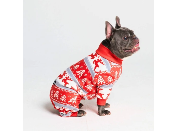 Dog Christmas Pajama - Winter Wonderland XL