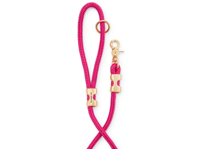 Hot Pink Marine Rope Dog Leash Standard 5 feet