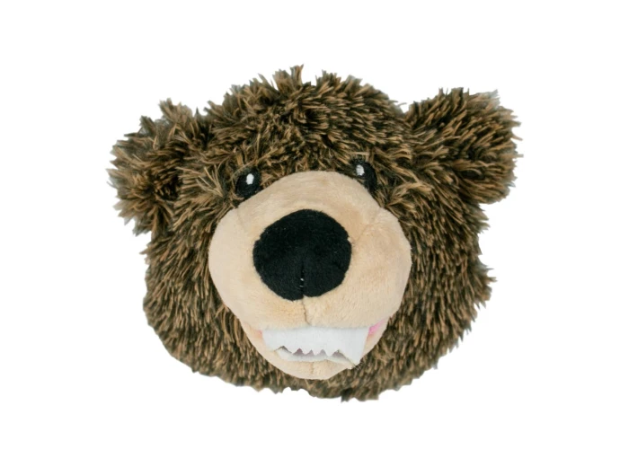 2-in-1 Grizzly Fetch Ball Dog Toy