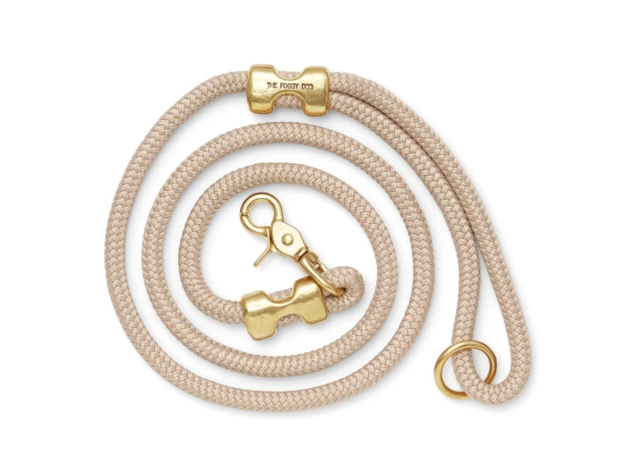 Flax Marine Rope Dog Leash Petite 5 Feet