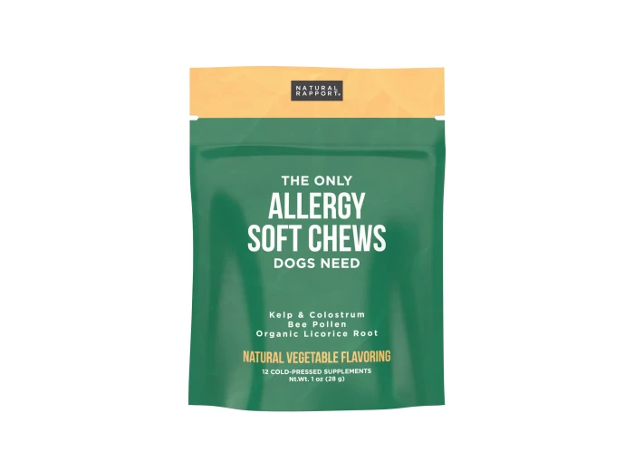 The Only Allergy Soft Chews Dogs Needs 12 count pouch