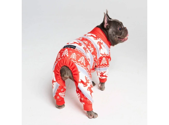 Dog Christmas Pajama - Winter Wonderland M