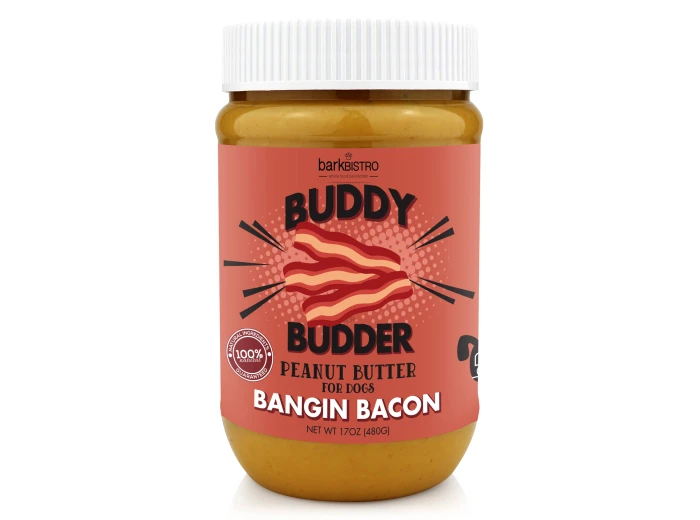 Dog Peanut Butter, Bangin Bacon Buddy Budder