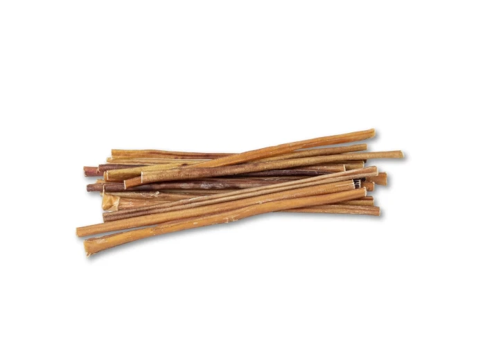 Natural Beef Bully Sticks for Dogs - 12" Thin (25/Case)