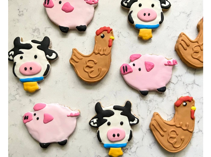 Farm Friend Cookies Pig 3.5" Packaged