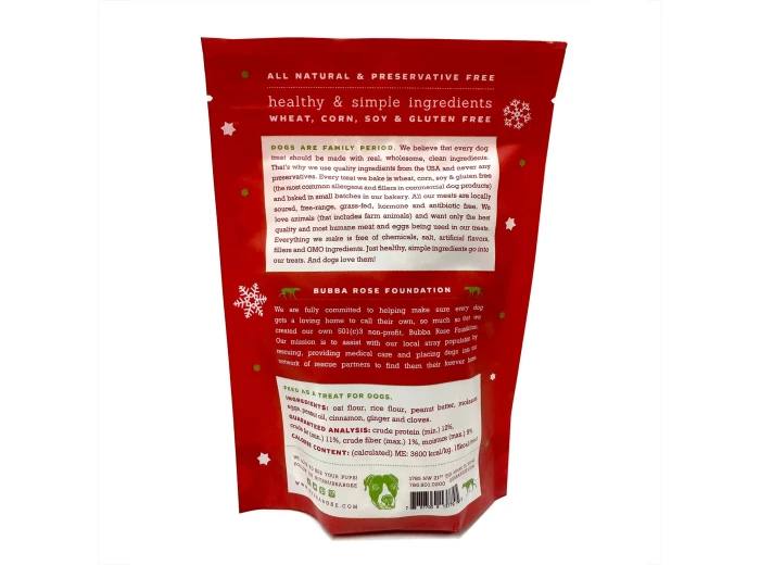 Santa Snacks Biscuit Bag