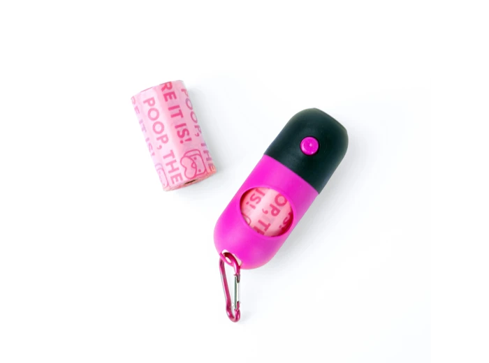 Poop, There It Is! 2-in-1 Flashlight & Doggie Bag Dispenser