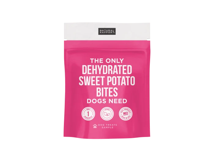 The Only Dehydrated Sweet Potato Bites Dogs Need 8 oz