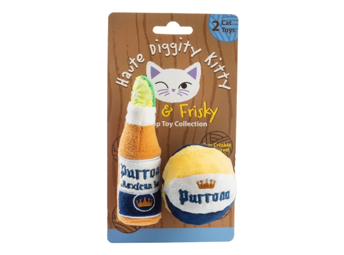 Purrona (Bottle & Ball) Organic Catnip Toys