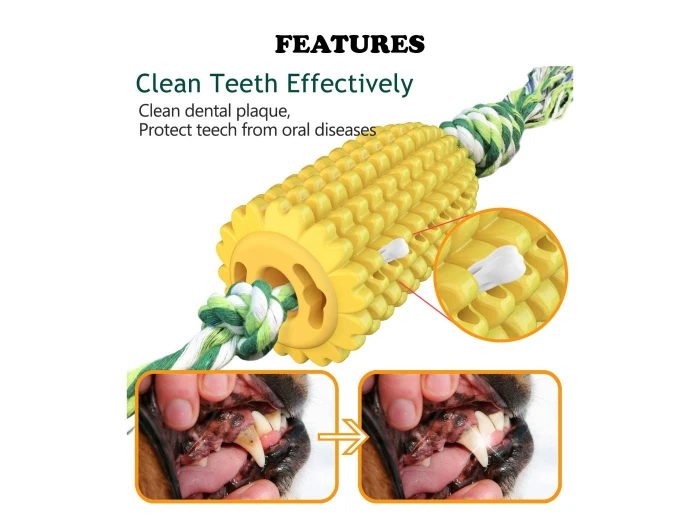 Corn Stick Dental Cleaning Dog Chew Toy