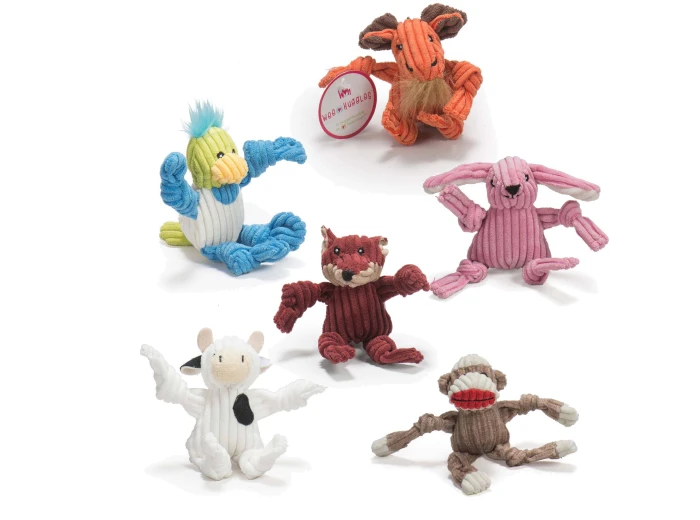 Assorted Wee Huggles® Plush Dog Toys (6pk)