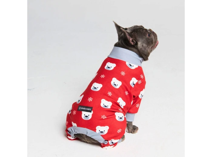 Dog Pajama - Polar Bear M
