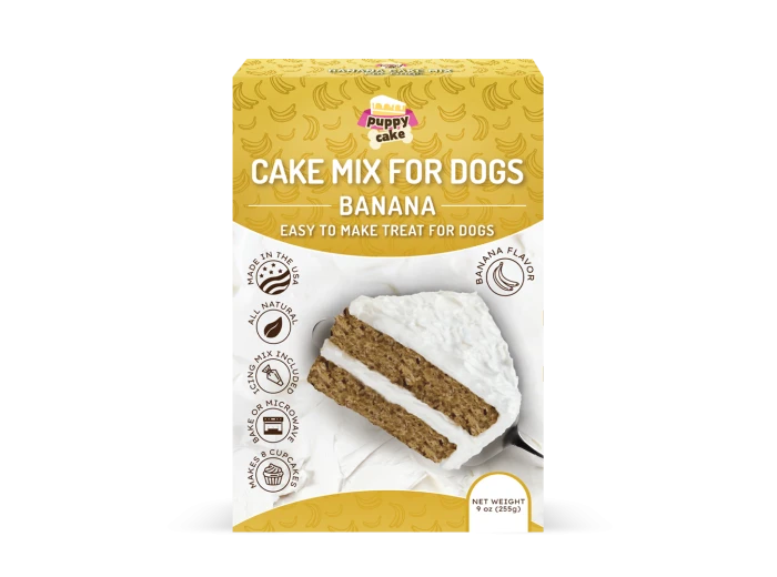 Puppy Cake - Dog Birthday Cake Mixes with Icing Pumpkin (wheat-free)