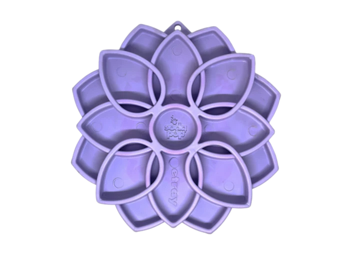 Mandala "Softie" eTray Enrichment Tray for Dogs Light Purple