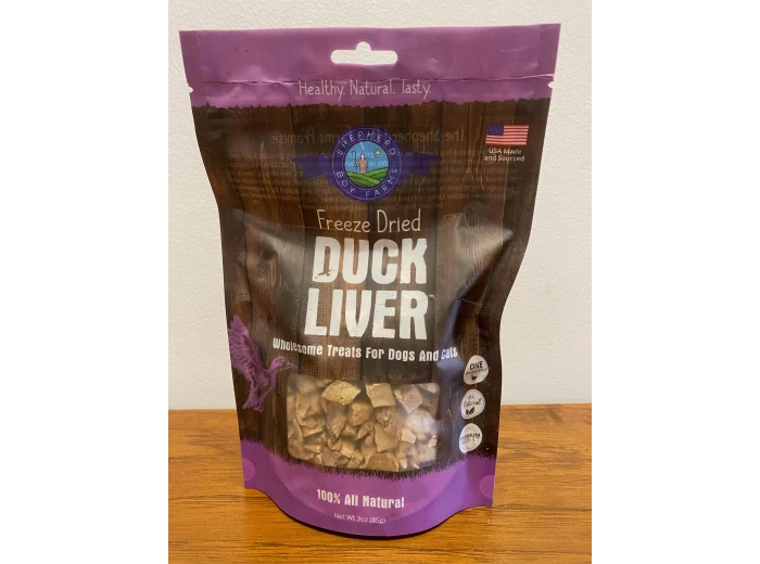 Freeze Dried Duck Liver 3oz