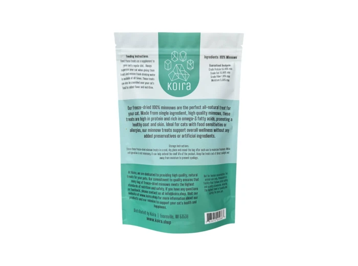 Freeze-Dried Minnows Protein-Packed Cat Treats