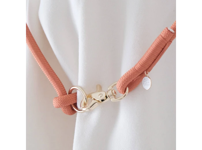 'Terracotta' - Hands Free Dog Braided Rope Leash