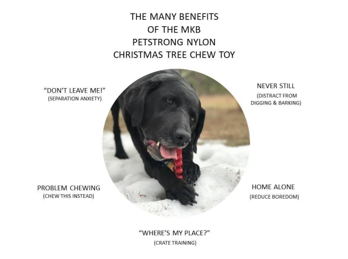 Christmas Tree Durable Nylon Chew Toy