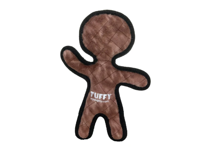 Tuffy Gingerbread Man - Christmas, Durable, Squeaky Dog Toy