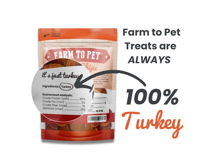 Turkey Chips Dog Treats 4oz