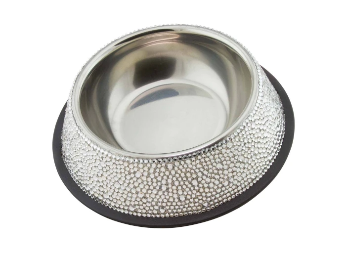 Rhinestone Strass Dog Bowl Small
