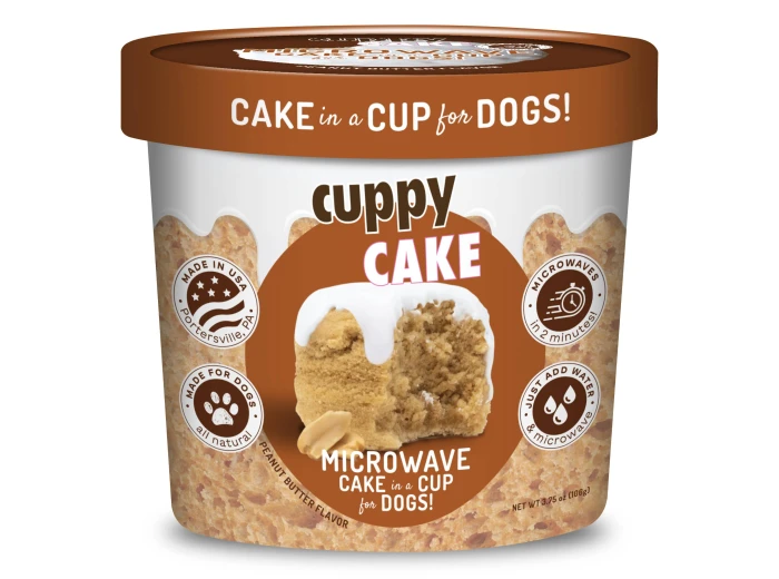 Cuppy Cake - Microwave Dog Birthday Cake in A Cup - Peanut