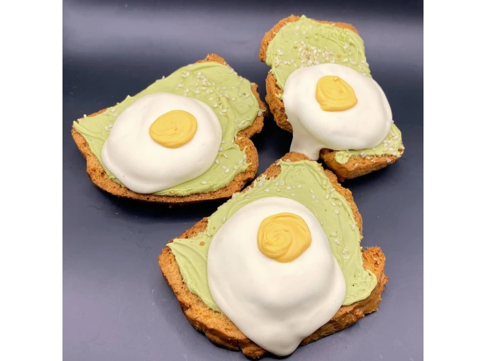 "Avocado" Toast w/ "Fried Egg"