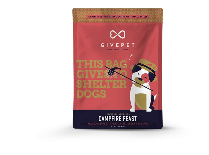 GivePet Crunchy Dog Treats Campfire Feast 12 Oz.