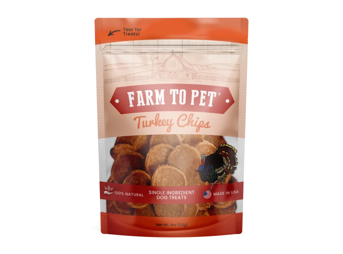 Turkey Chips Dog Treats 12oz
