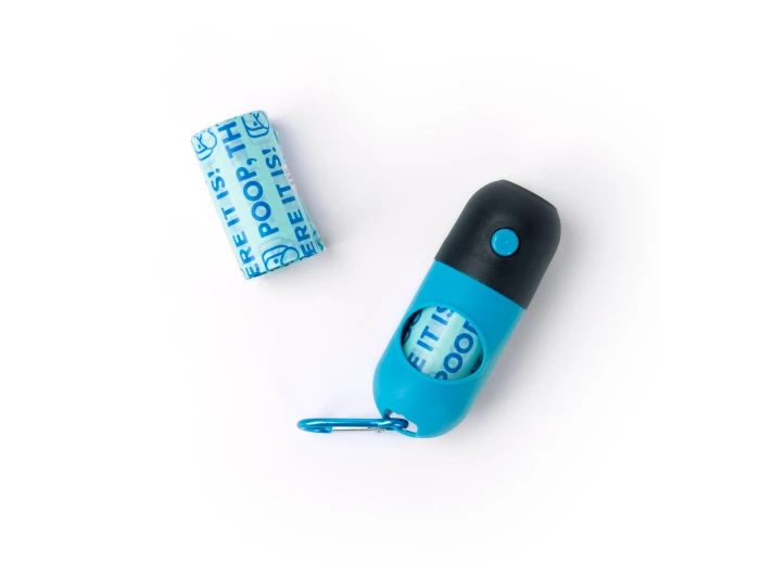Poop, There It Is! 2-in-1 Flashlight & Doggie Bag Dispenser