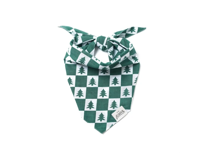 Spruce Winter Dog Bandana SizeL