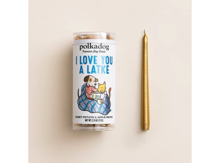Holiday Mini Tube: I Love You A Latke - Dog Treats