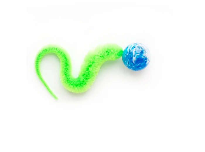 Wiggly Ball - Solid Marbled Cat Toy Bouncy Ball Loose balls - no packaging