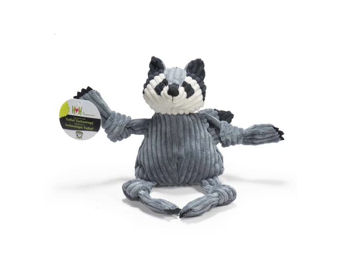 Reggie Raccoon Knottie® Plush Dog Toy Small