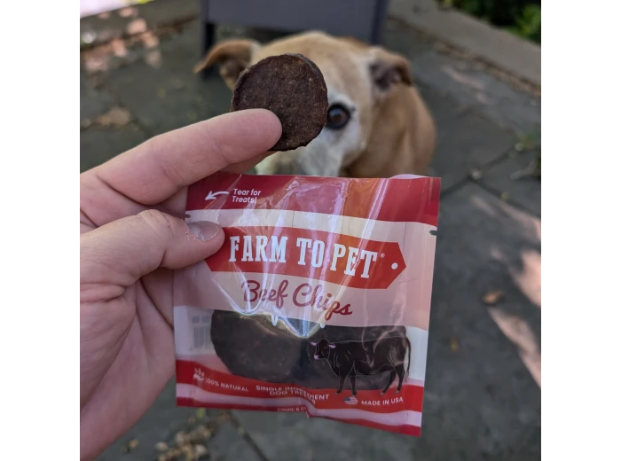 Beef Chips Snack Packs for Dogs (24)